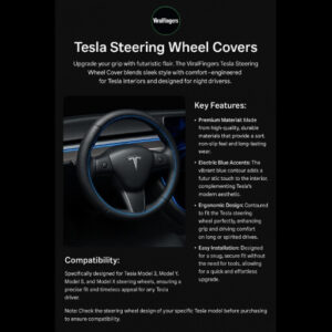Tesla Steering Wheel Cover